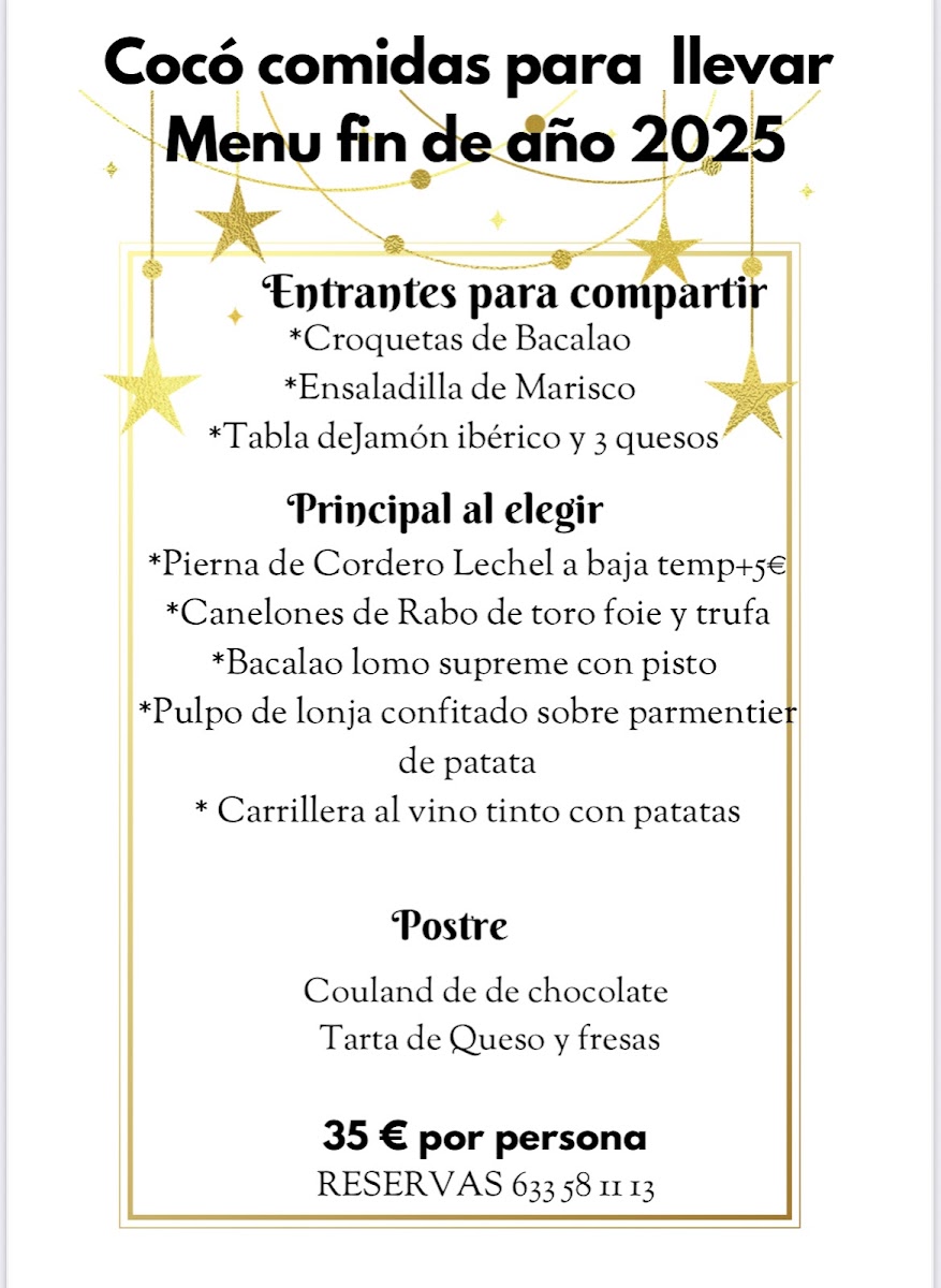 Menu Cocó, Comidas Para Llevar-4